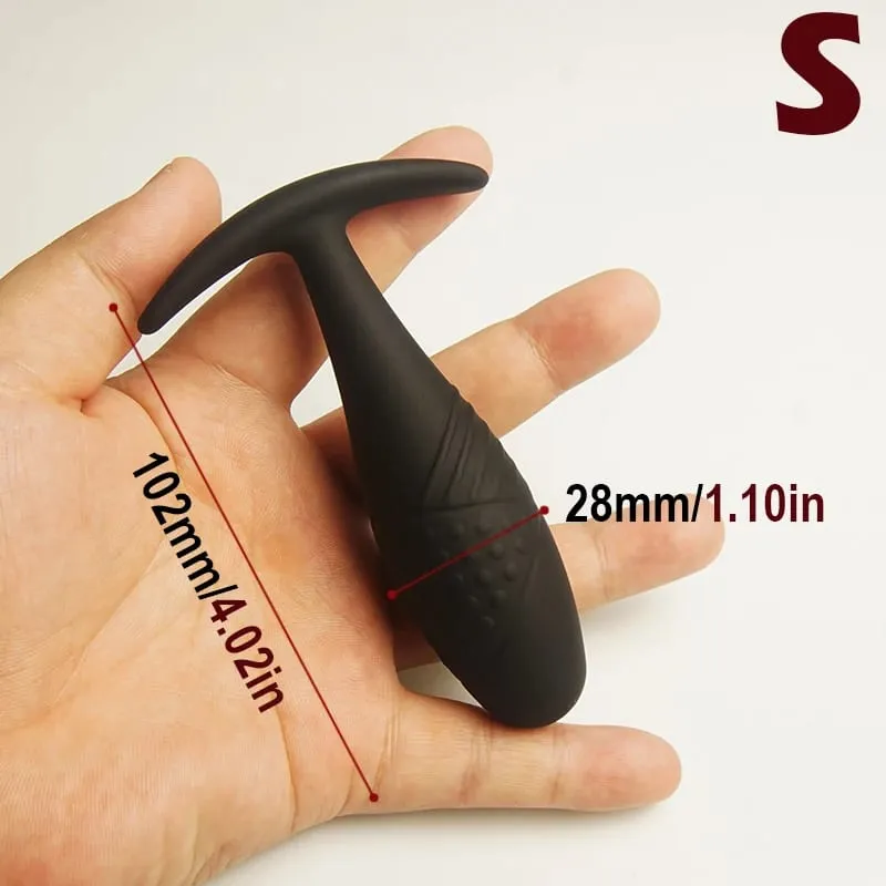 Silicone Anus Butt Plugs with Tapered Base for Comfort Textured Anal Sex Toys Trainer Training Analplug Buttplug Butplug