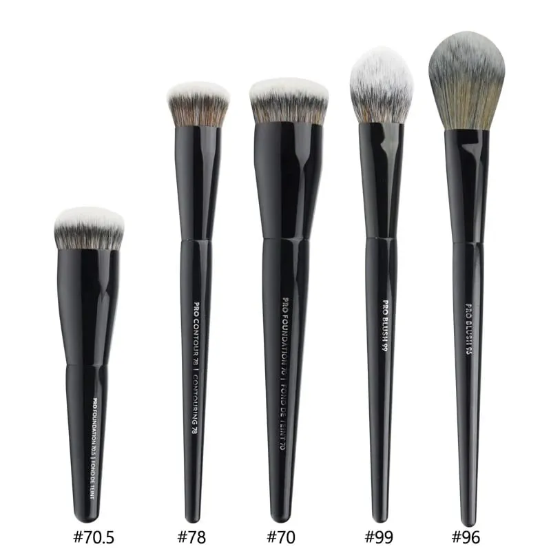 5/16/26pcs/set Black Powder Makeup Brushes Angled Sculpting Foundation Face essential cosmetic tools Eyeshadow Eye Make Up Brush — image 9