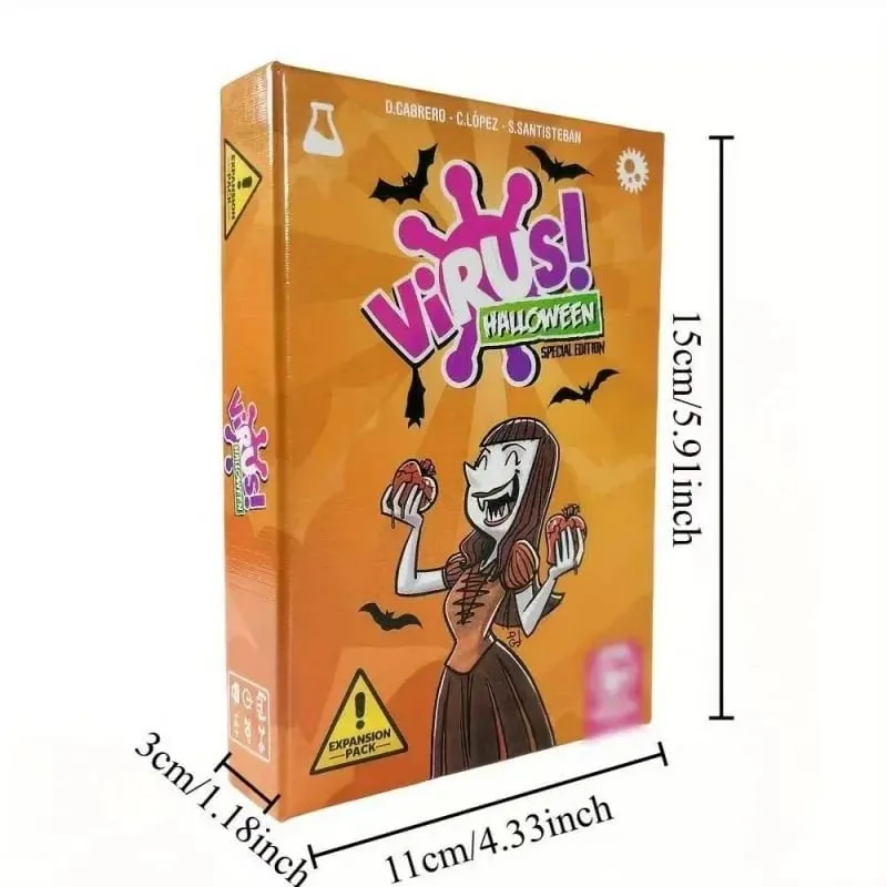 Family Strategy Card Game Set Virus Series 1&2&3 Halloween Adult Party Board Game Youth Group Interactive Entertainment