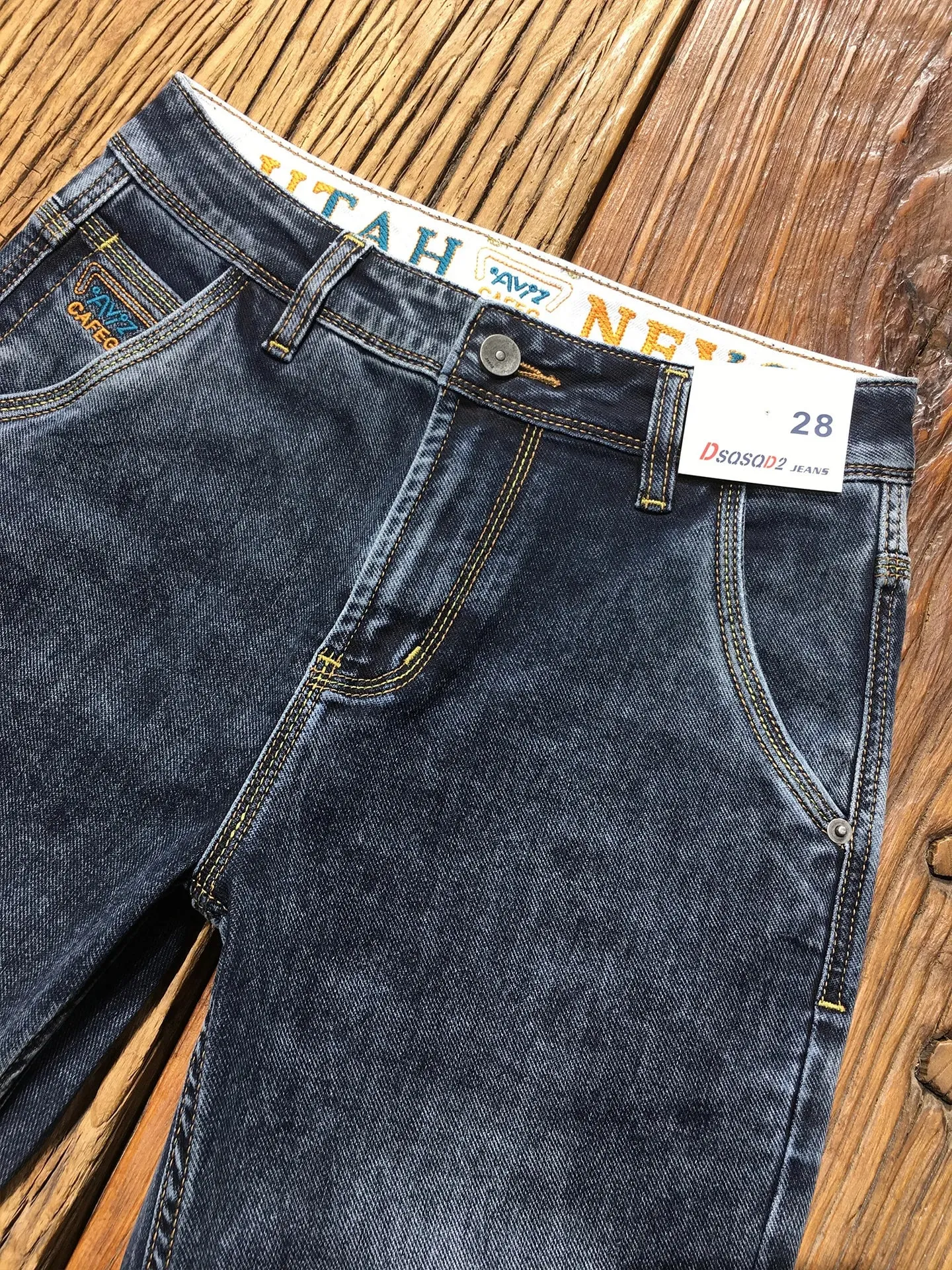 High Quality Trendy Summer 2026 New Arrival Denim Jeans for Men Trendy Blue Grey Casual Stretch Slim-fit Stretch Pants Trousers