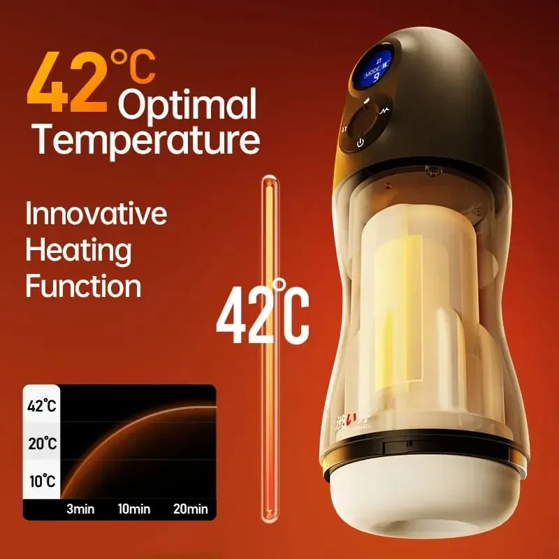 DRY WELL Automatic Sucking Male Masturbator Blowjob Masturbation Equipment Machine Sex Toys Adult Goods for Men Masturbators Cup