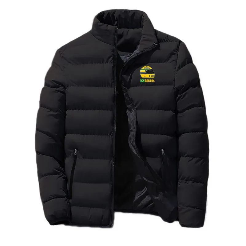 Ayrton Senna 2024 hommes nouveau automne et hiver impression chaud de haute qualité loisirs confort quatre couleurs coton veste haut à capuche