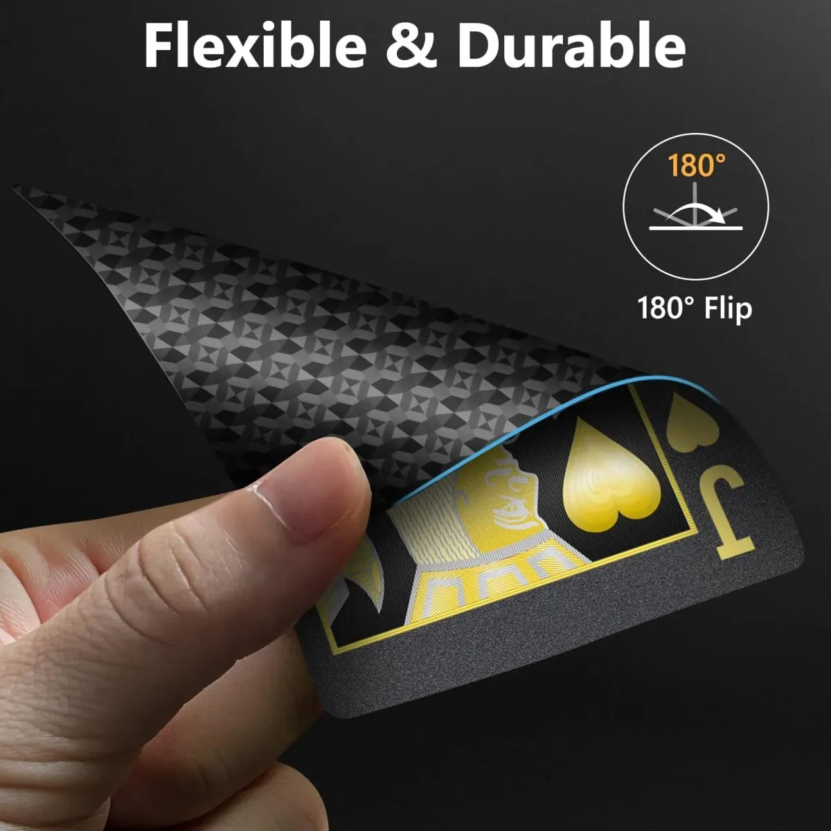 Luxury Color Playing Cards: Waterproof PVC Poker Suit Unique Designer Deck for Magic Tricks Board Game Gift for Adults