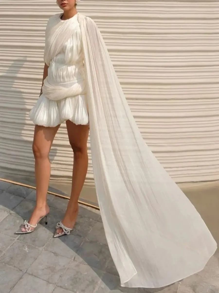 Sólido emendado malha mini vestidos para mulheres o pescoço sem mangas cintura alta temperamento mini vestido feminino moda nova