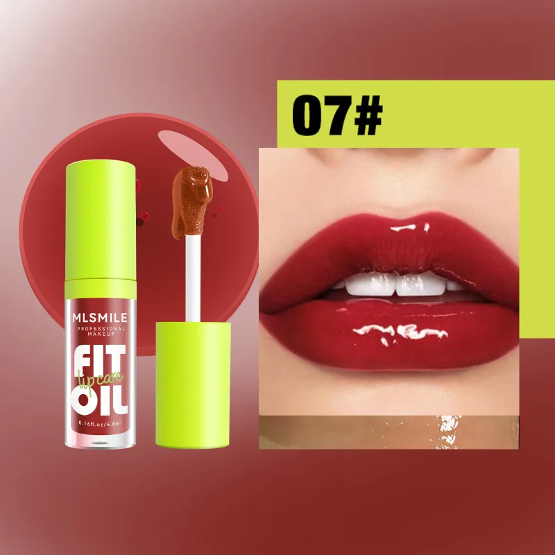 Glossy Lip Care Oil 8 Available Shades Hydrate And Soften Lips Create Plump Dewy Lip Look Comfortable All‑day Wearing