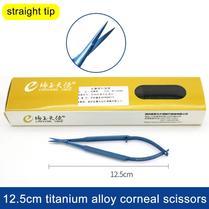 Ophthalmic surgery corneal scissors cosmetic surgical tools surgical medical micro scissors