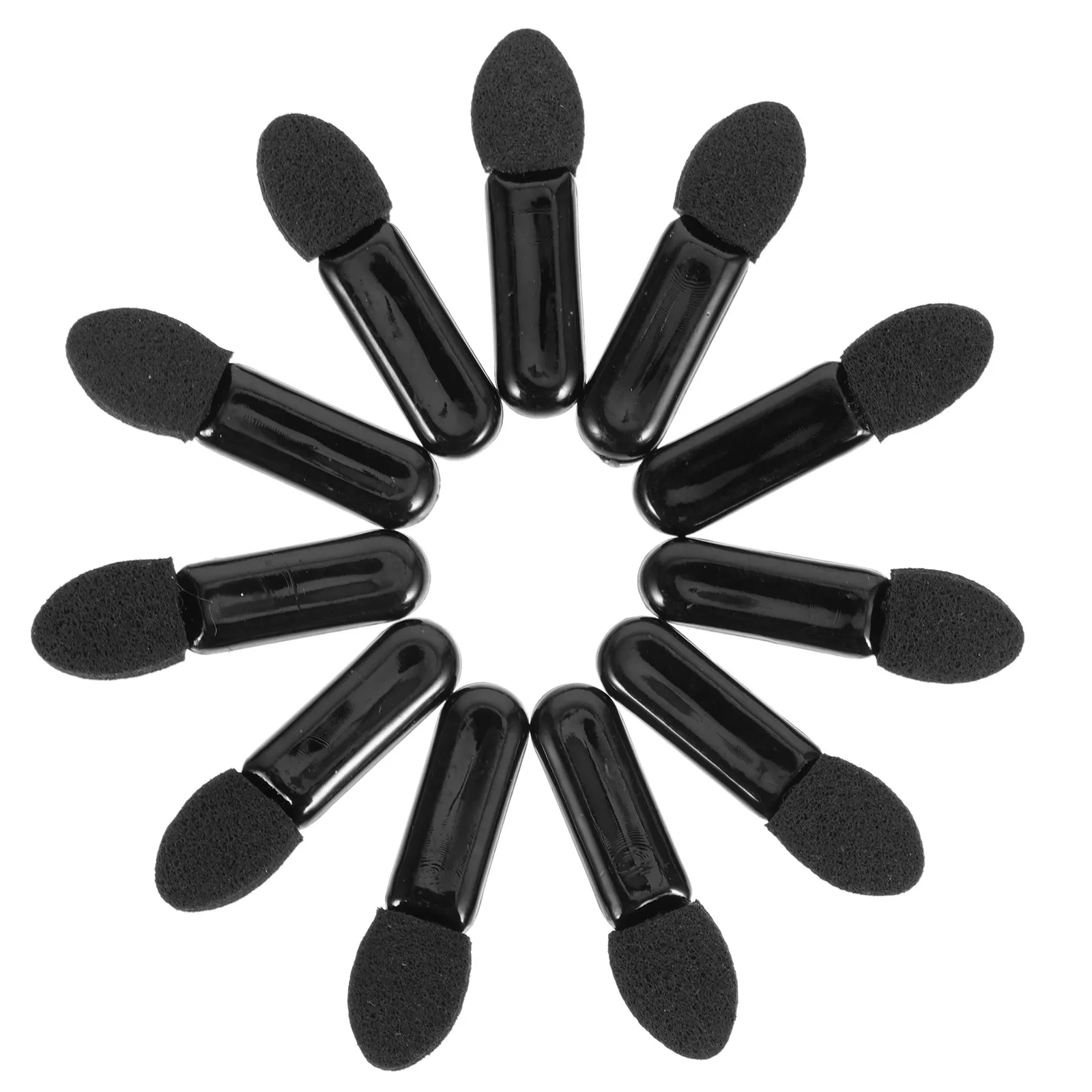 100Pcs Eyeshadow Applicators Premium Material Makeup Brushes Compact Lightweight Eyeshadow Sticks Lip Brush Tool Makeup Supply