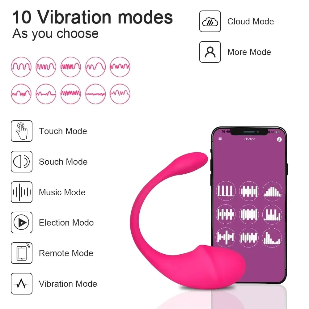 Wireless Bluetooth Dildo Vibrator Love Egg Women APP Control Clitoris Stimulator G Spot Female Panties Sex Toys for Adults — image 3