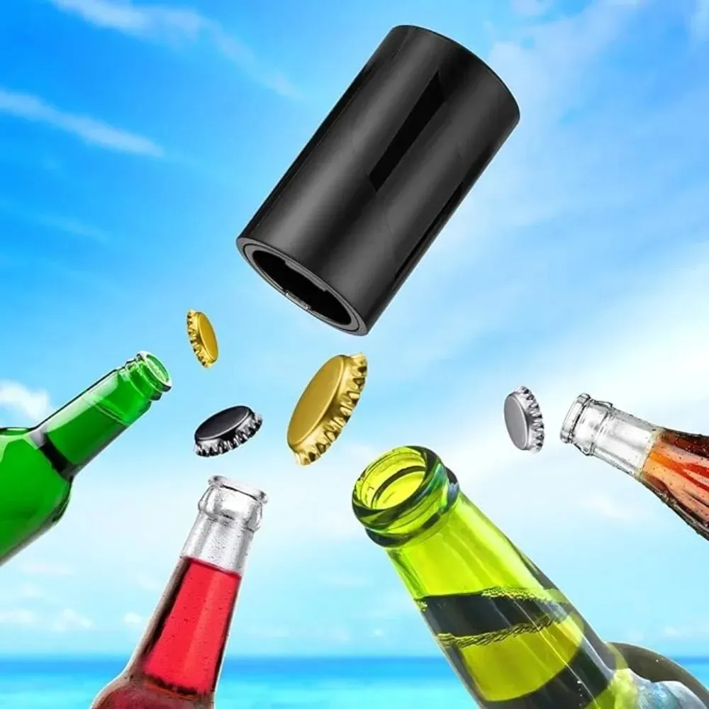 1-4Pcs Automatic Beer Bottle Opener Downward Push Bottle Opener Wine Beer Soda Cap Opener Kitchen Accessories — image 3