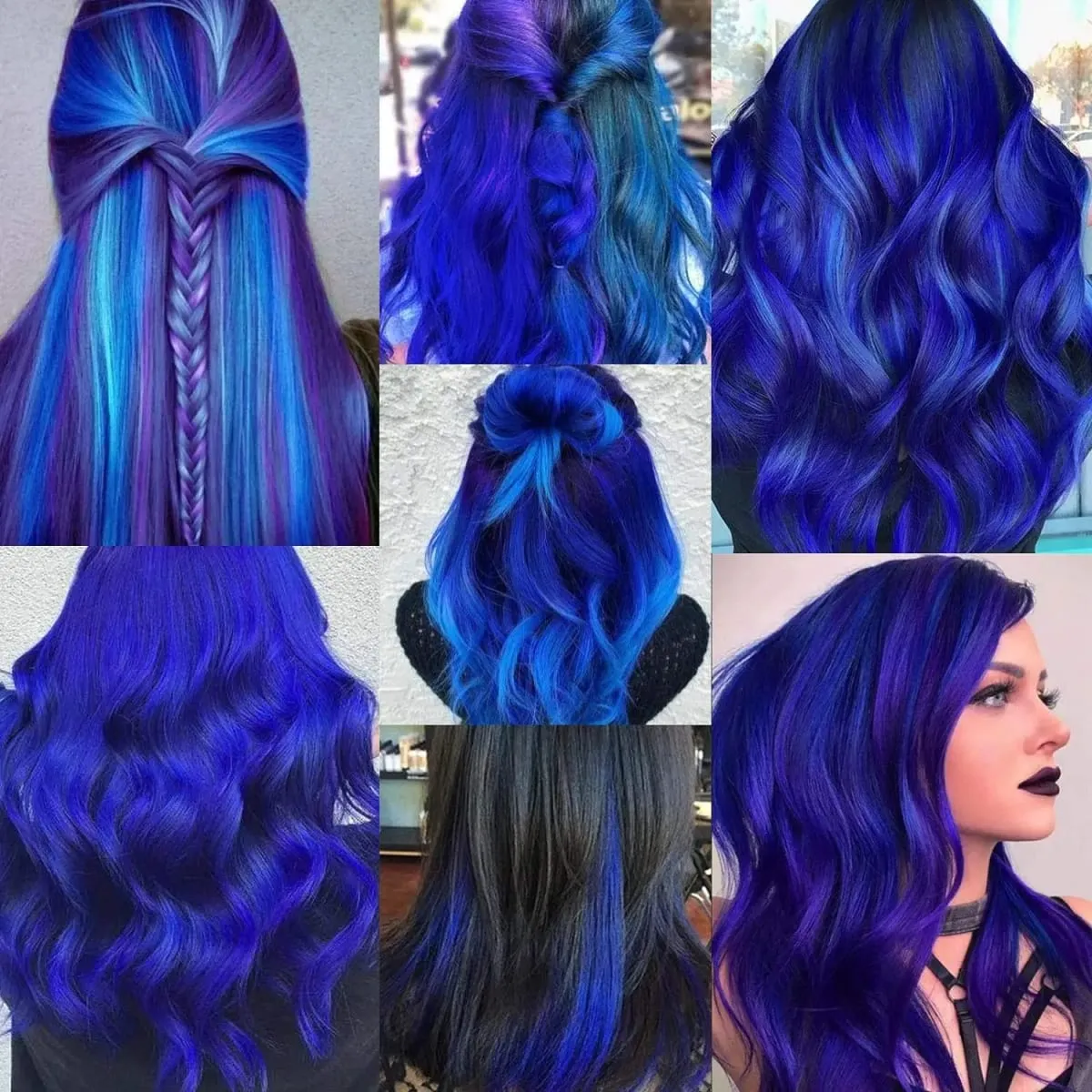 12 Pcs Colored Hair Extensions: Straight Hairpiece Multi-Color Party Highlights Clip-in Synthetic Hair Extensions for Women