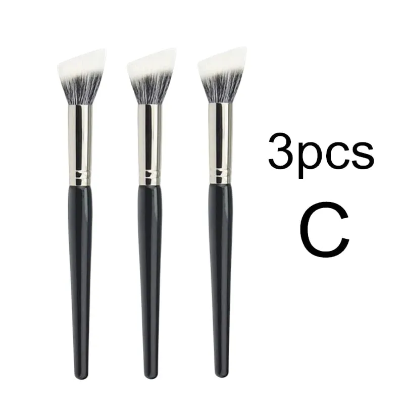 Stippling Highlight Makeup Brushes Blush Goat Hair Multifunctional Beauty Foundation Make Up Brush Tools