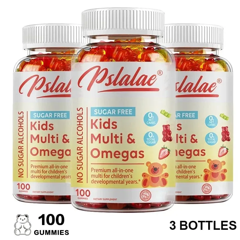 Kids Multivitamins Gummies - Promote Brain Development Enhance Immunity Increase Energy Maintain Vitality and Health