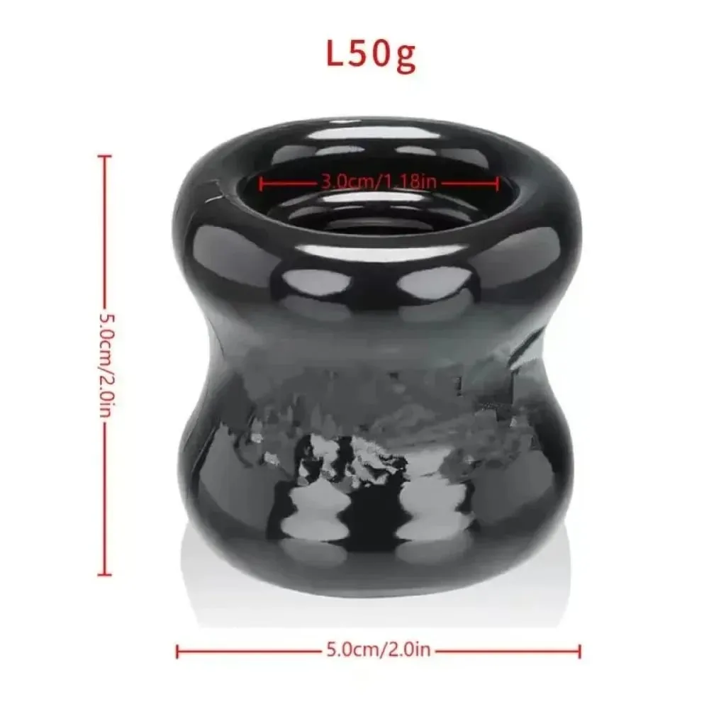 Stretcher Penis Rings Enlarger Erection Silicone Sleeves For Penis Enlargement Extender Testis Restraints Penis Rings Sex Toys