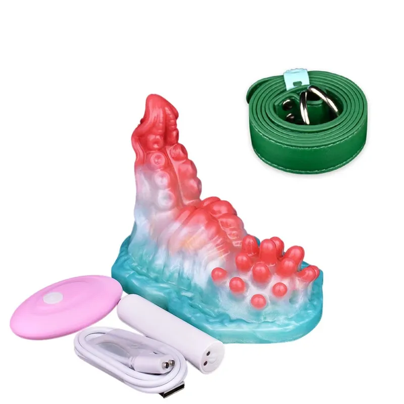 Wireless Control Silicone Octopus/Granule Sex Grinder Strapon Grinding Hump Friction Vibration Massage Female Masturbation — image 14