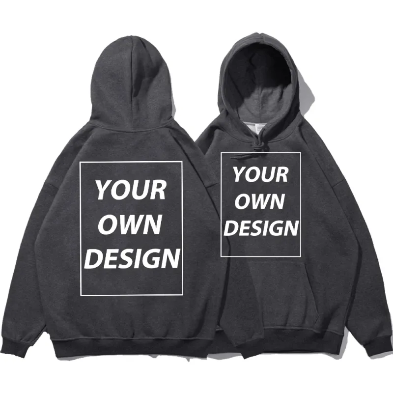 Personalizado diy impressão homem mulher outono inverno hoodies casual clássico pullovers simples confortável streetwear macio quente roupas esportivas