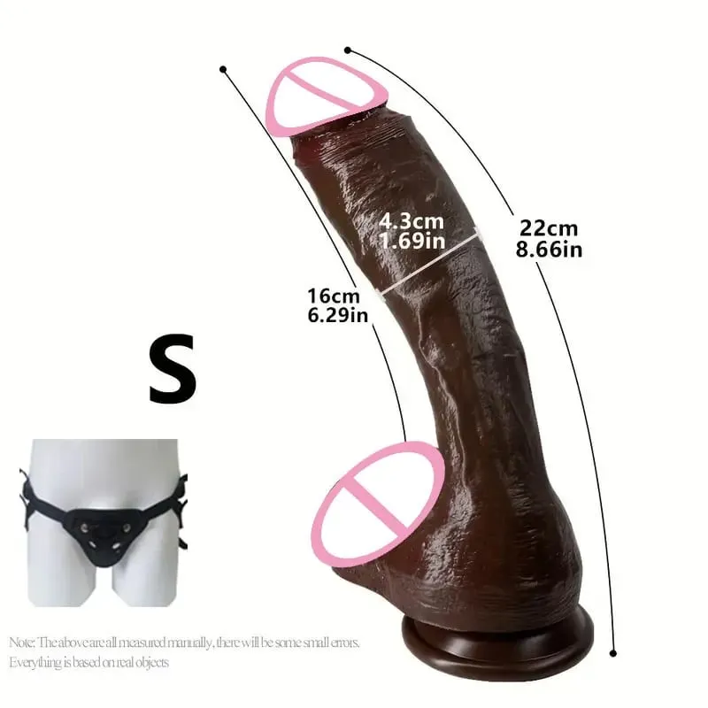 Super Long Skin Dildo Silicone Penis Realistic Cock For Women Masturbator Makeup Penetration Anal Strapon Dick Adults Sex Toys