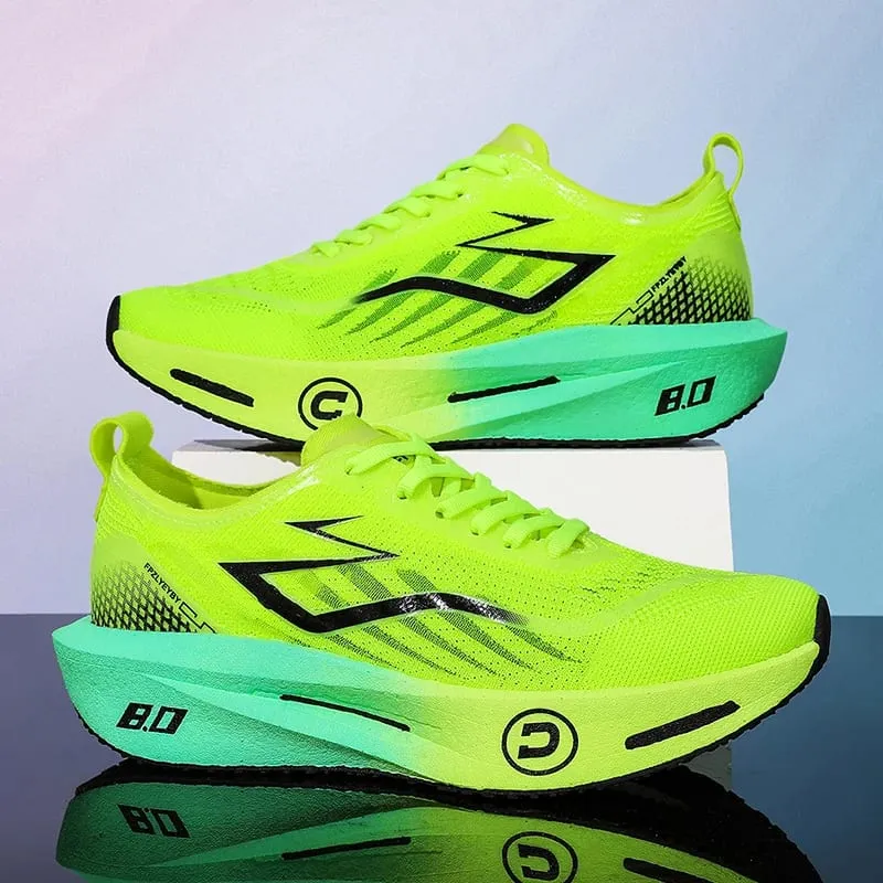 Men Running Shoes Lightweight Carbon Board Marathon Speciality Sports Breathable Men's Comfortable Athletic Sneakers Autumn