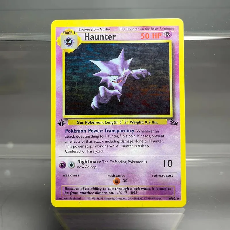 PKM Fossil/Base Set PROXY Cards Charizard Venusaur Blastoise Game Collection Cards Game Toys Card Hobbies