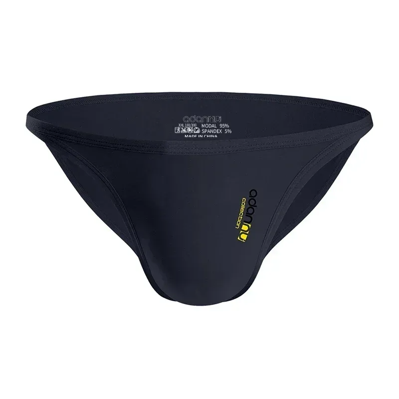 Men Modal Low‑Rise Briefs Sexy Solid Color Simple Triangle Underwear Sports Breathable Comfortable Male Panties