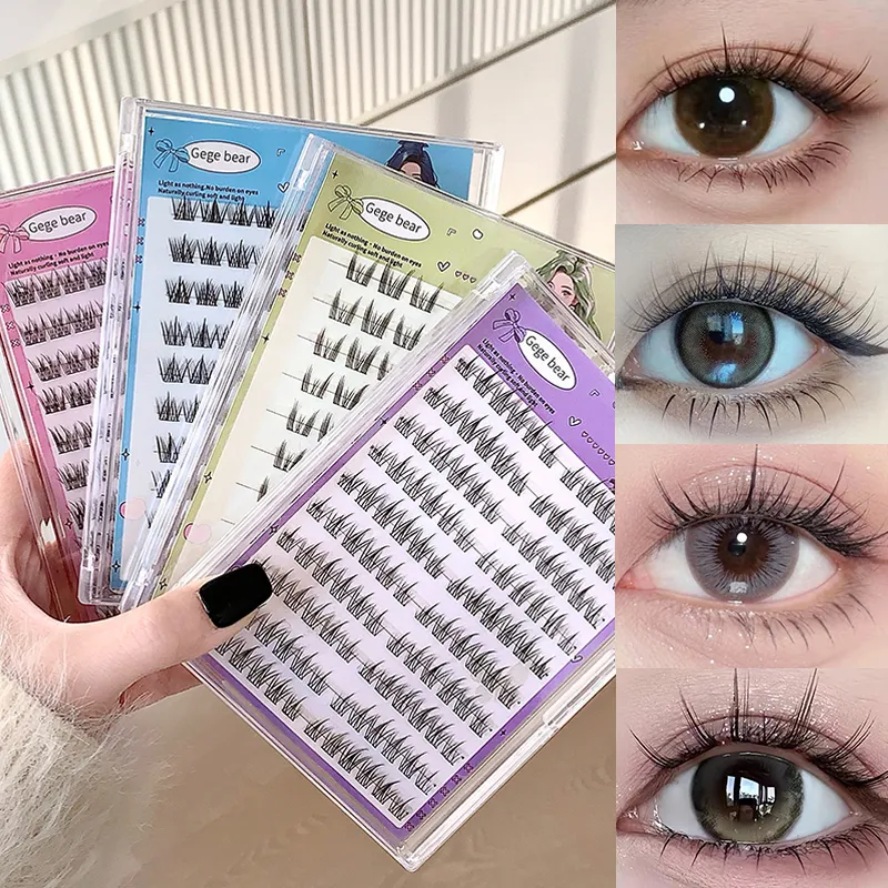 Gege Bear Non Gel False Eyelashes Are Easy to Apply in Three Steps with Natural Effects Perfect for Beginners. They Come with S