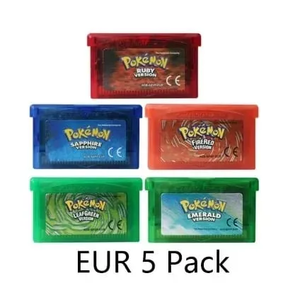 GBA Video Game Cartridge Console Card Pokemon Emerald Ruby FireRed LeafGreen Sapphire Multi-language for GBA/NDS — image 6