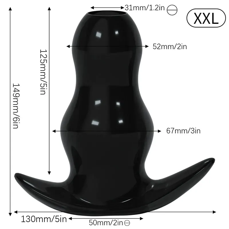 5 Sizes Hollow Anal Plug/Dilator/Dildo Soft Speculum Prostate Massager Butt Plug Set Intimate/Enema Sex Toys For Women Men Gay — image 21
