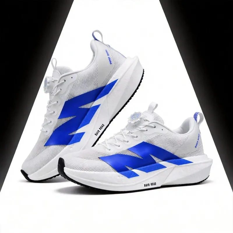 Men Cushioned Carbon Plate Running Footwear Breathable Mesh Marathon Sneakers Non-Slip Lightweight Athletic Shoes for Women Gym — image 4