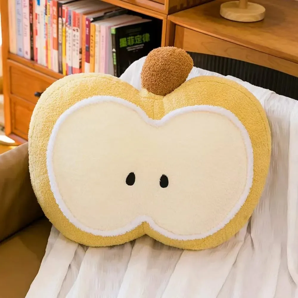 Almohada creativa de muñeco de fruta de felpa, cojín suave para dormir, cojín para asiento de oficina para sala de estar, sofá cama