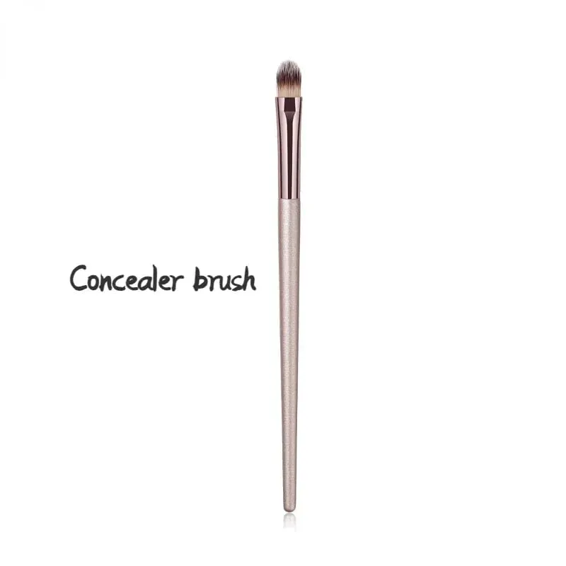 Champagne Colored Makeup Brushes Eye Shadow Eye Dark Circle Concealer Blending Cosmetic Brush Soft Brush for Women Makeup Tools