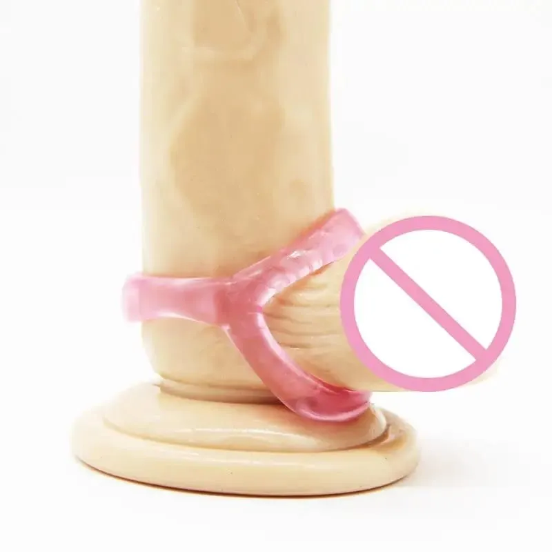 1 stks sperma vertraging cockring zachte TPE driehoek penisring voor mannen volwassen seksspeeltje mannelijke verbetering accessoire