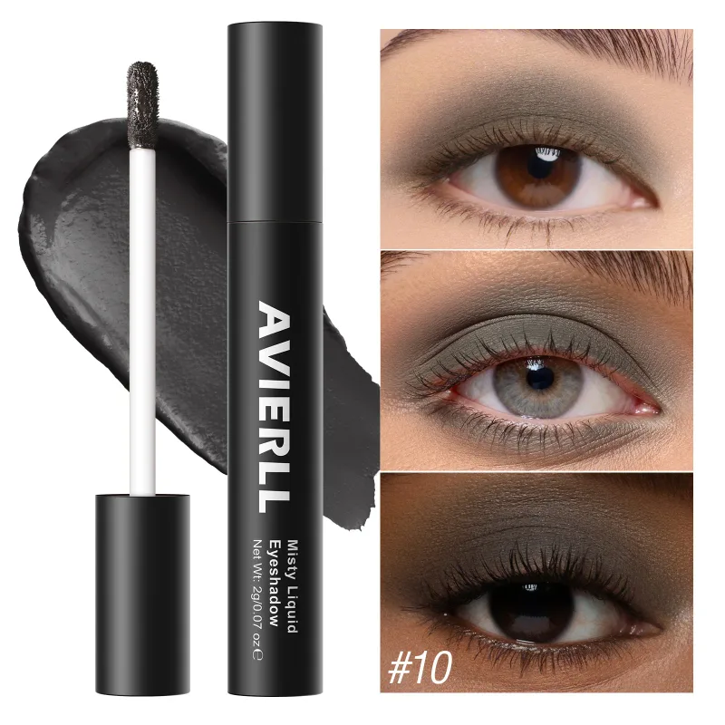10 Colors Matte Nude Eye Bronzer Liquid Eyeshadow Waterproof Long Lasting Eye Shdaow Natural Cheek Contour Woman Makeup Cosmetic