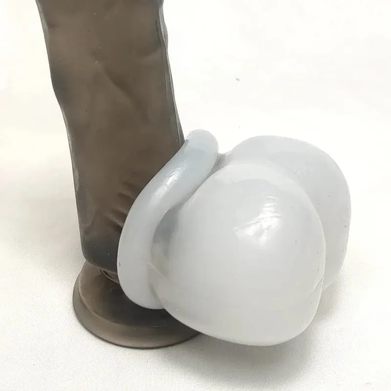 Penis Ring Scrotum Cockring Volwassenen Speeltjes Voor Mannen Paar Scrotum Kooi Balzakstretcher Zachte Ejaculatie Vertraging Erectie Cockring