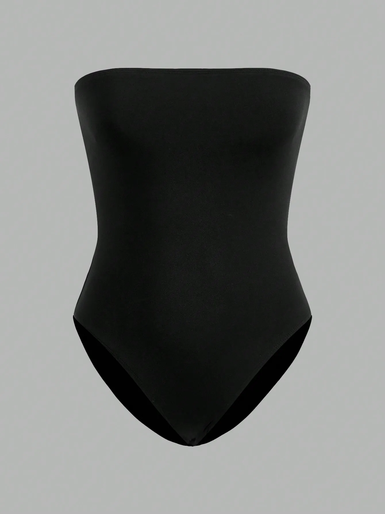 2 Pieces Women’s Seamless Strapless Bodysuits – Black & White Slim Fit Tube Top Style Comfortable Stretch Fabric