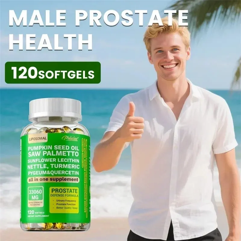 Prostate Support Supplement - DHT Blocker Promotes Urinary and Prostate Health Benefits Men's Health - Vegan — image 6
