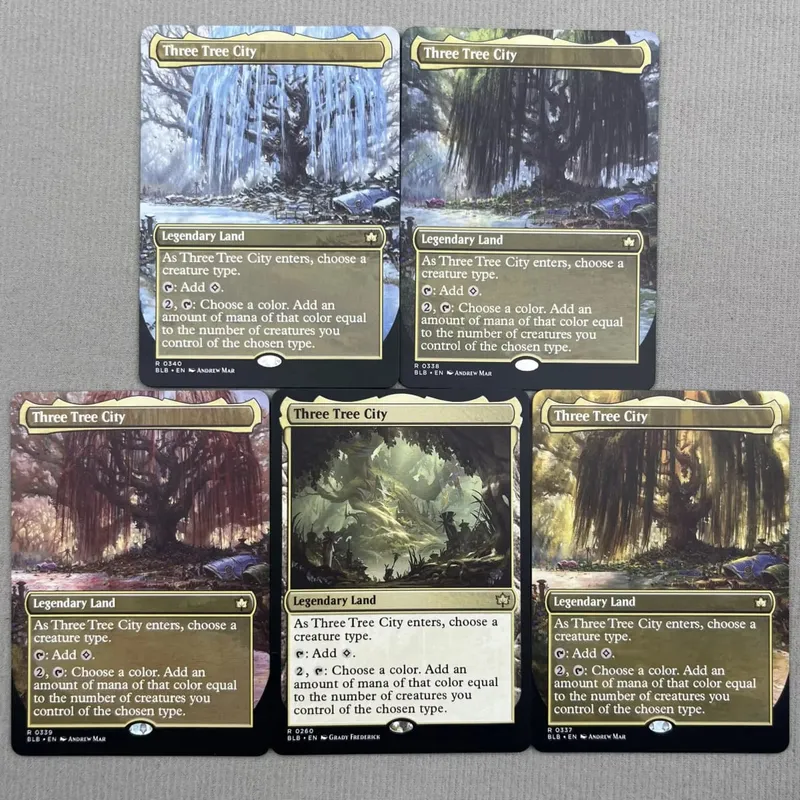 BLB BLC MH3 OTP HOLO7-Ⅰ02 TCG Cards Proxys Three Tree City Ygra Eater of All Maha the Its Feathers Night