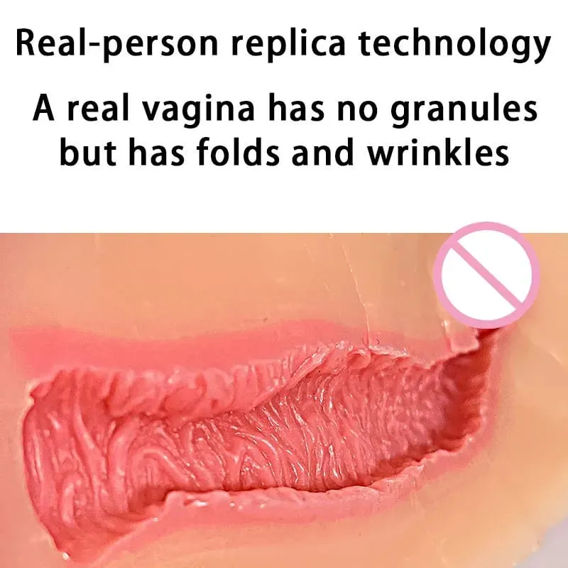Mainan Seks untuk Pria Vagina Pria Masturbasi Cup Vagina Nyata Vagina Nyata Sextoys Silikon Produk Dewasa 3D Realistis Masturbasi