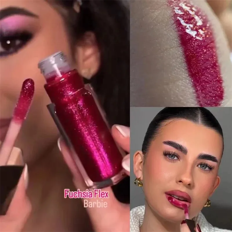 Hot Fenty Beauty Lip Gloss Lipstick Water Gloss Highlight Mirror Lasting FUSSY HEAT RIRI Sparkling Charming Moisturize Lip Care