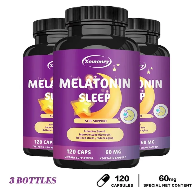 Melatonin Supplements - Promote Sleep Quality & Alertness Help Deep Sleep — image 10