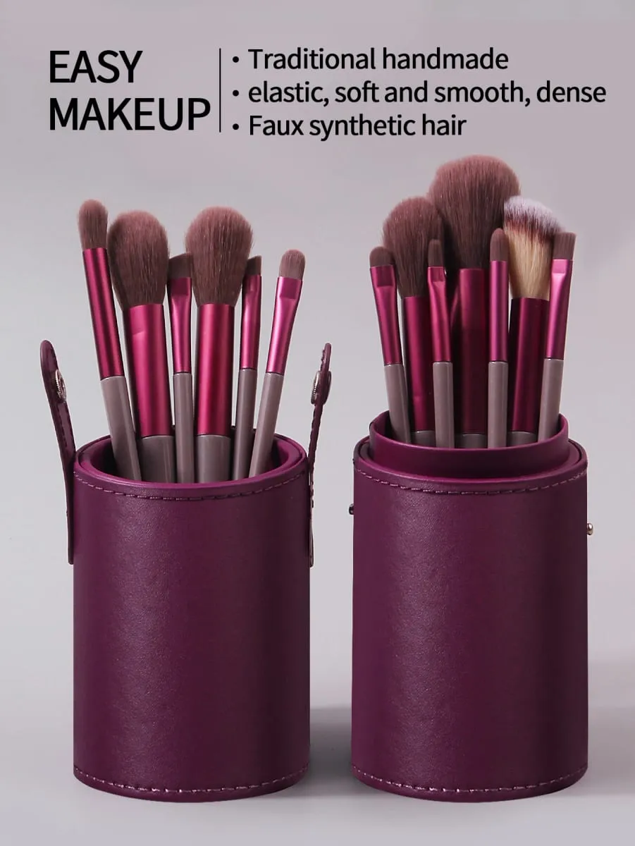 13PCS Professional Makeup Brushes Set Soft Fluffy Foundation Eyeshadow Concealer Blending Blush Brush Kabuki Women Beauty Tool