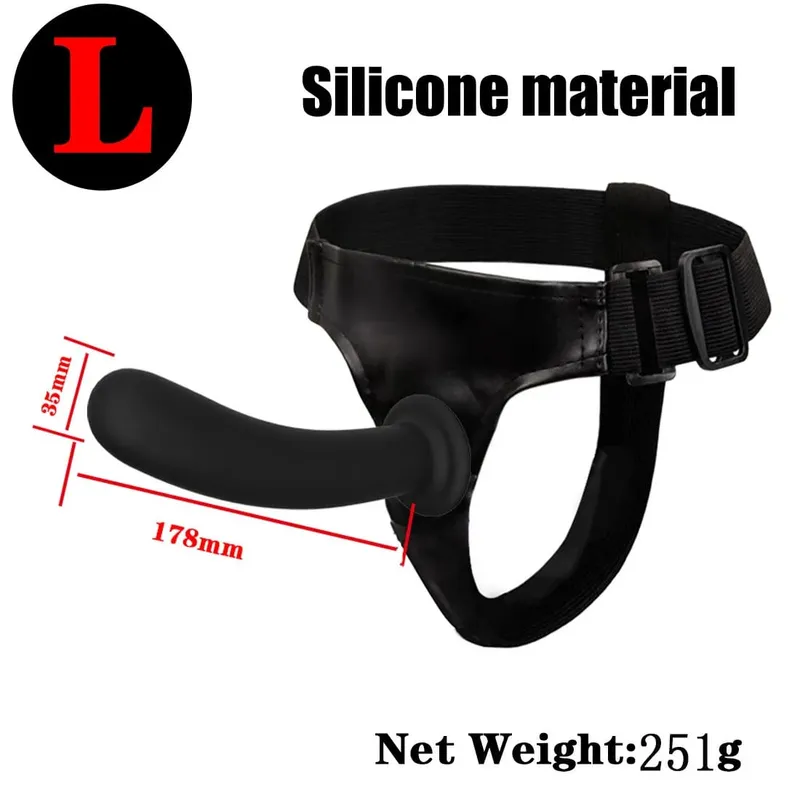 Remote Control Vibrating Silicone Strap On Dildo Harness Adjustable Wearable Pegging Panties for Couples Detachable Dual Stimu
