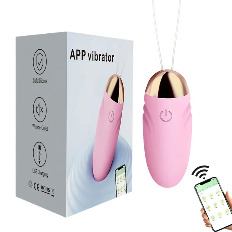 Wireless APP Control Dildo Vibrator Vagina G Spot Anal Stimulator Vibrating Egg Female Panties Wearable Sex Toys For Adult Women