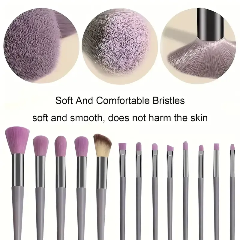 13Pcs Soft Fluffy Makeup Brushes Set for Cosmetics Foundation Blush Powder Eyeshadow Blending Blush Cosmetic Brushes — image 2