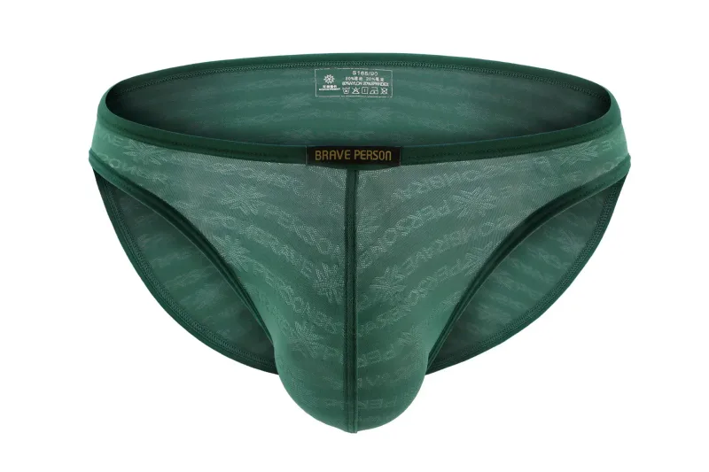 Brave Person New Men String Bikini Mens Briefs Transparent Comfortable Breathable Ropa Interior Hombre — image 15
