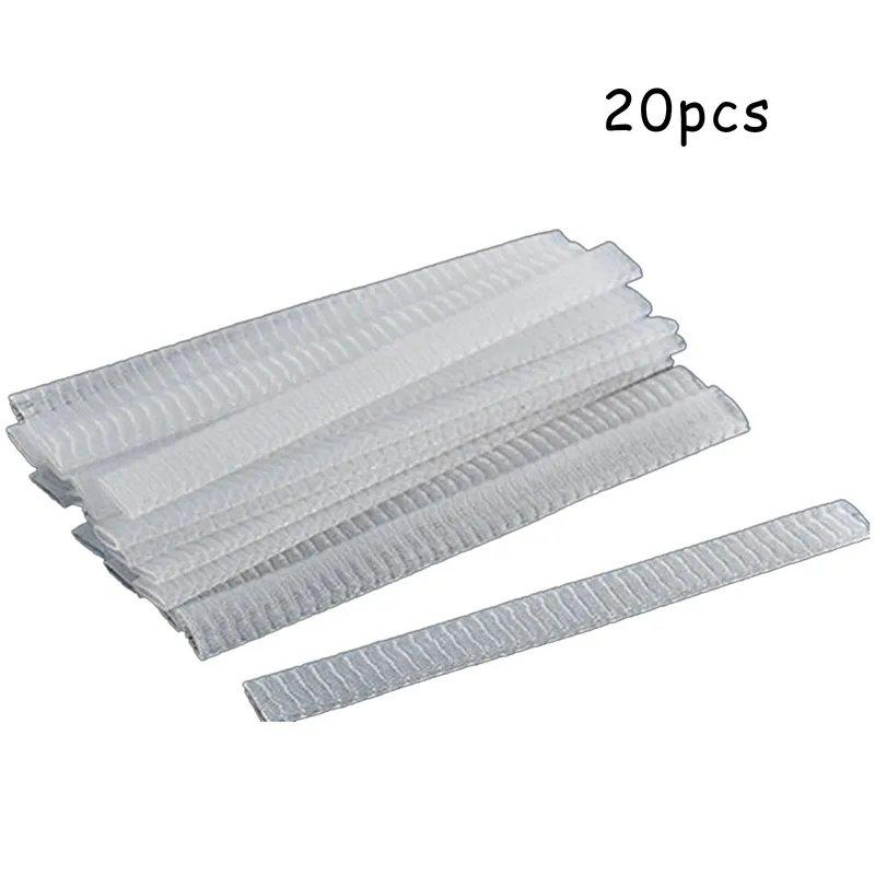 20 Pcs Mesh Flexible Net Protectors Cover Sheath Beauty White Cosmetic Make Up Brushes Guards Convenient Tool — image 5