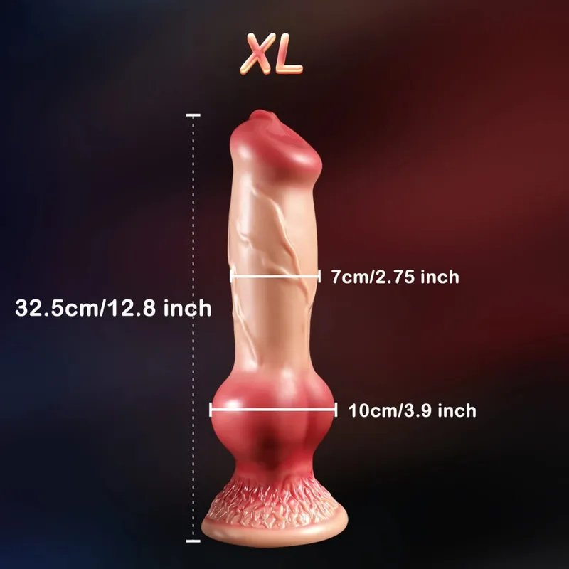 Köpek Yapay Penis Hayvan Anal Plug Anüs Stimülatörü Erkek Kadın Seks Oyuncak Büyük Hayvan Penis Popo Fiş Vantuz Prostat Masajı Kadın Oyuncak