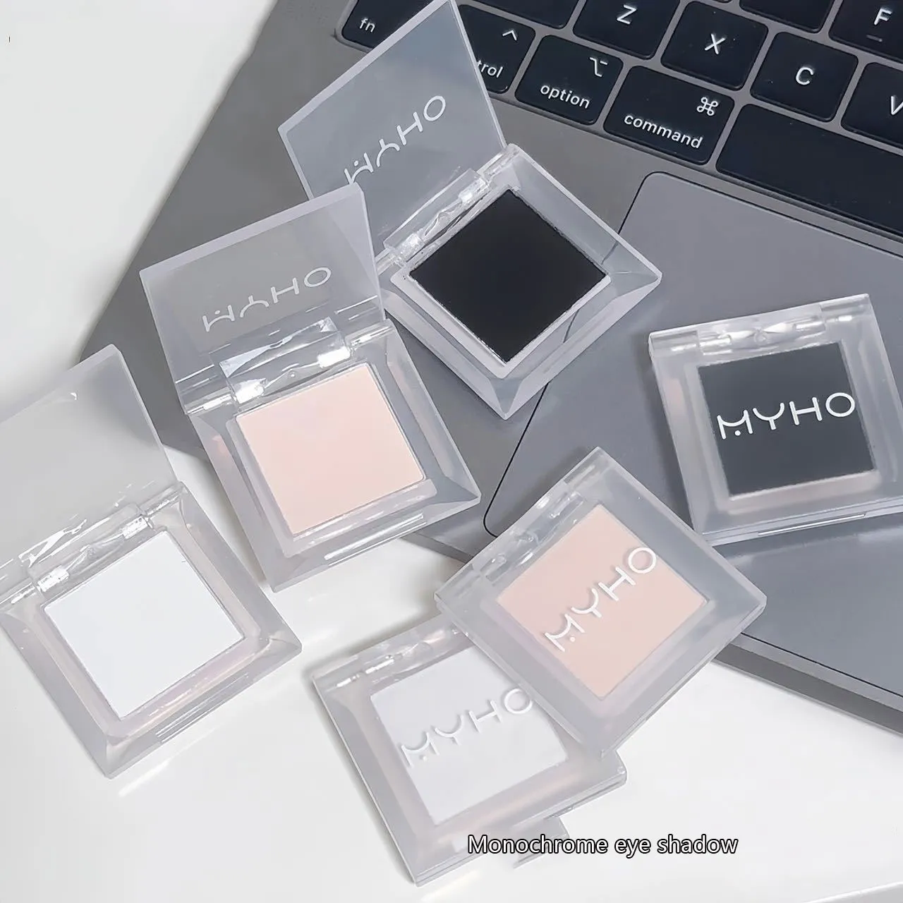 1Pcs Monochrome Matte Highlight Smoked Eye Shadow Plate Powder Is Delicate and Durable Naturally Brightening Dopamine Eye Shado