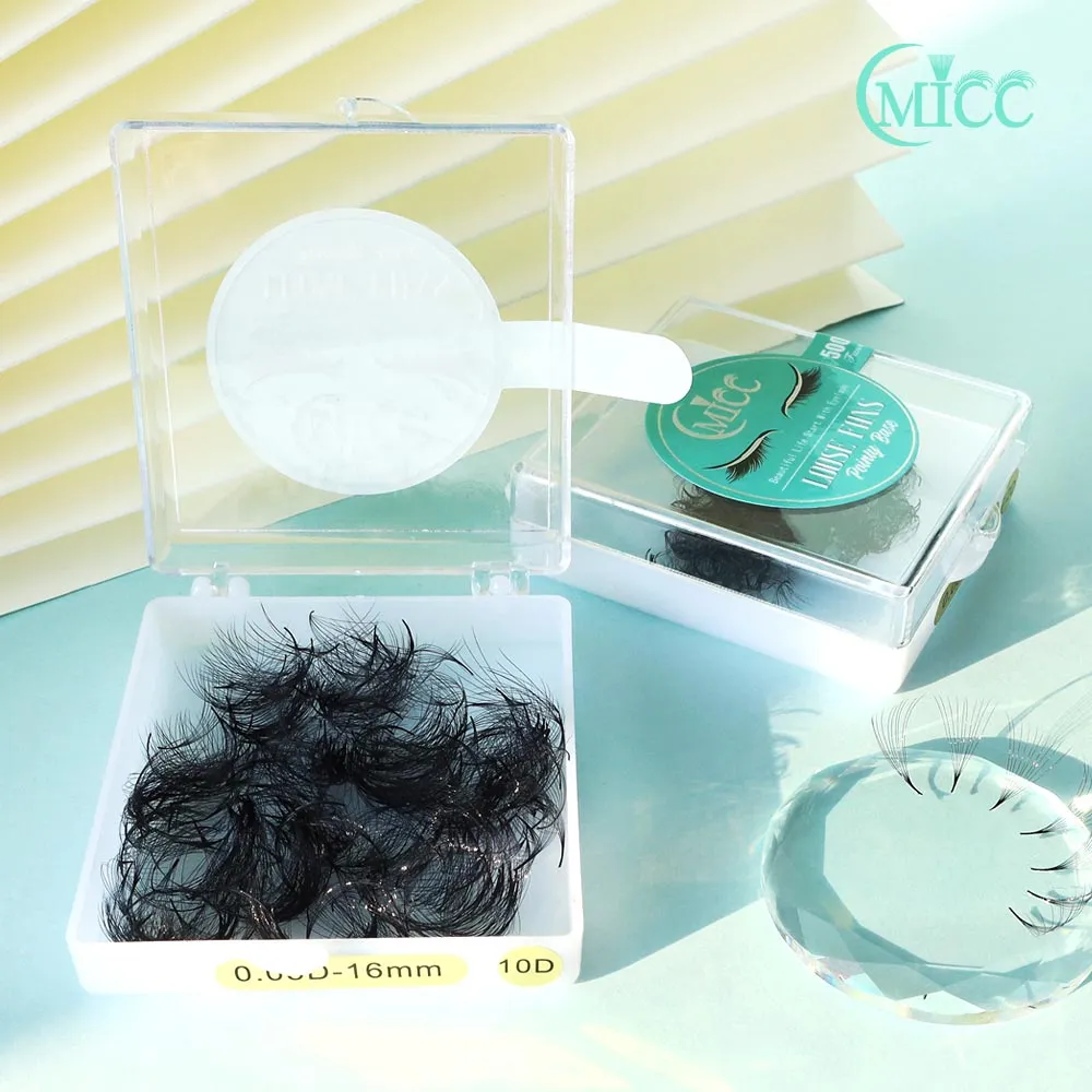 10D 20D 0.03 Thickness Pointy Base Sharp Slim Narrow Stem Mega Russian Volume Loose Fans Thin Russia Volume Lashes Extensions