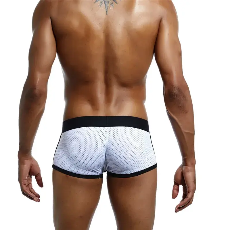 4Pcs Man Underpants Boxershorts Men Boxers Male Breathable Ice Silk Mesh Quick Drying Underwear Men’s Panties Boxer 3256805396926940 — image 8