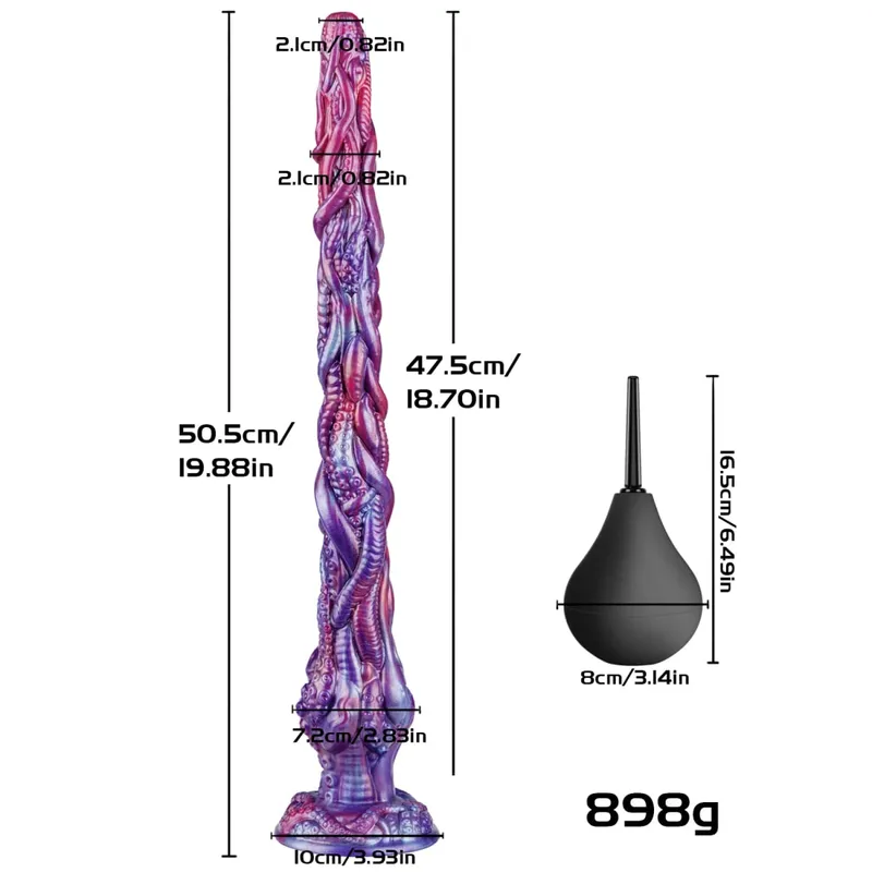 Octopus Tentacles Ejaculation Dildo Extra-Long Monster Dick Anal Plug Squirting Penis Buttplug Παιχνίδια σεξ ενηλίκων για άνδρες γυναίκες BDSM