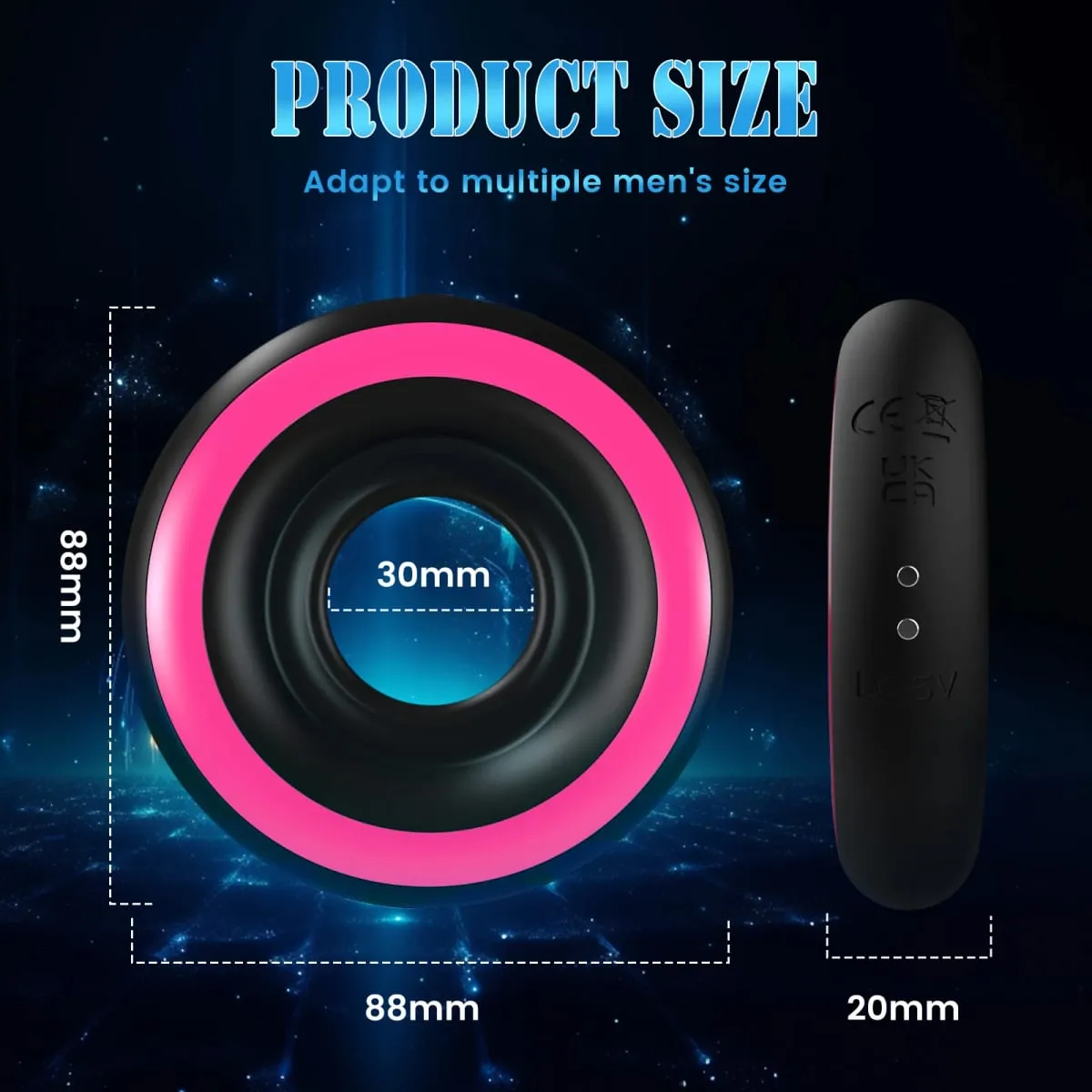 แหวนอวัยวะเพศชายแหวน Cock Erection Enhancing Vibrating แหวนอวัยวะเพศชาย Chastity CAGE Stimulator ชะลอการของเล่นสำหรับผู้ใหญ่สำหรับผู้ใหญ่